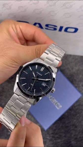 MTP-VD03D-2AUDF | RELOJ CASIO ORIGINAL ACERO AZUL | CAS-292