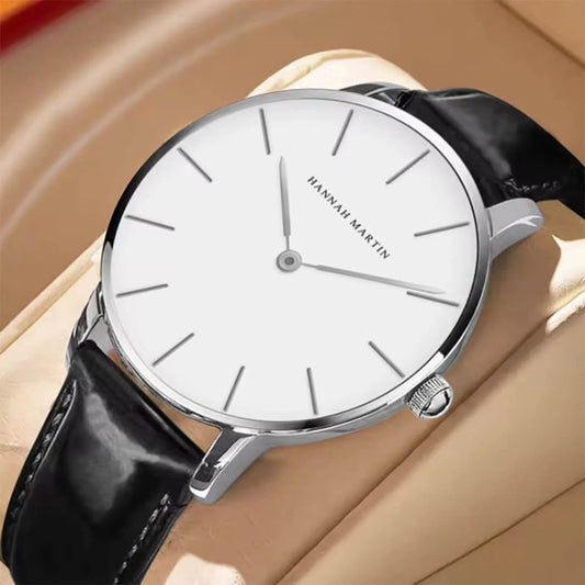 RELOJ ORGINAL HANNAH MARTIN HM-CB01 - ELEGANTE Y CASUAL NEGRO | HAN-145