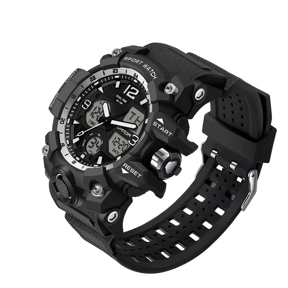 RELOJ SANDA ORIGINAL DEPORTIVO NEGRO | SAN-142