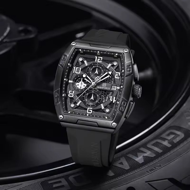 RELOJ ORIGINAL NAVIFORCE - CASUAL - NEGRO | NAV-153