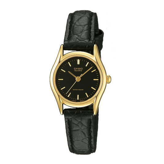 RELOJES CASIO ORIGINAL LTP-1094Q-1ARDF NEGRO | CAS-173, CAS-174, CAS-175