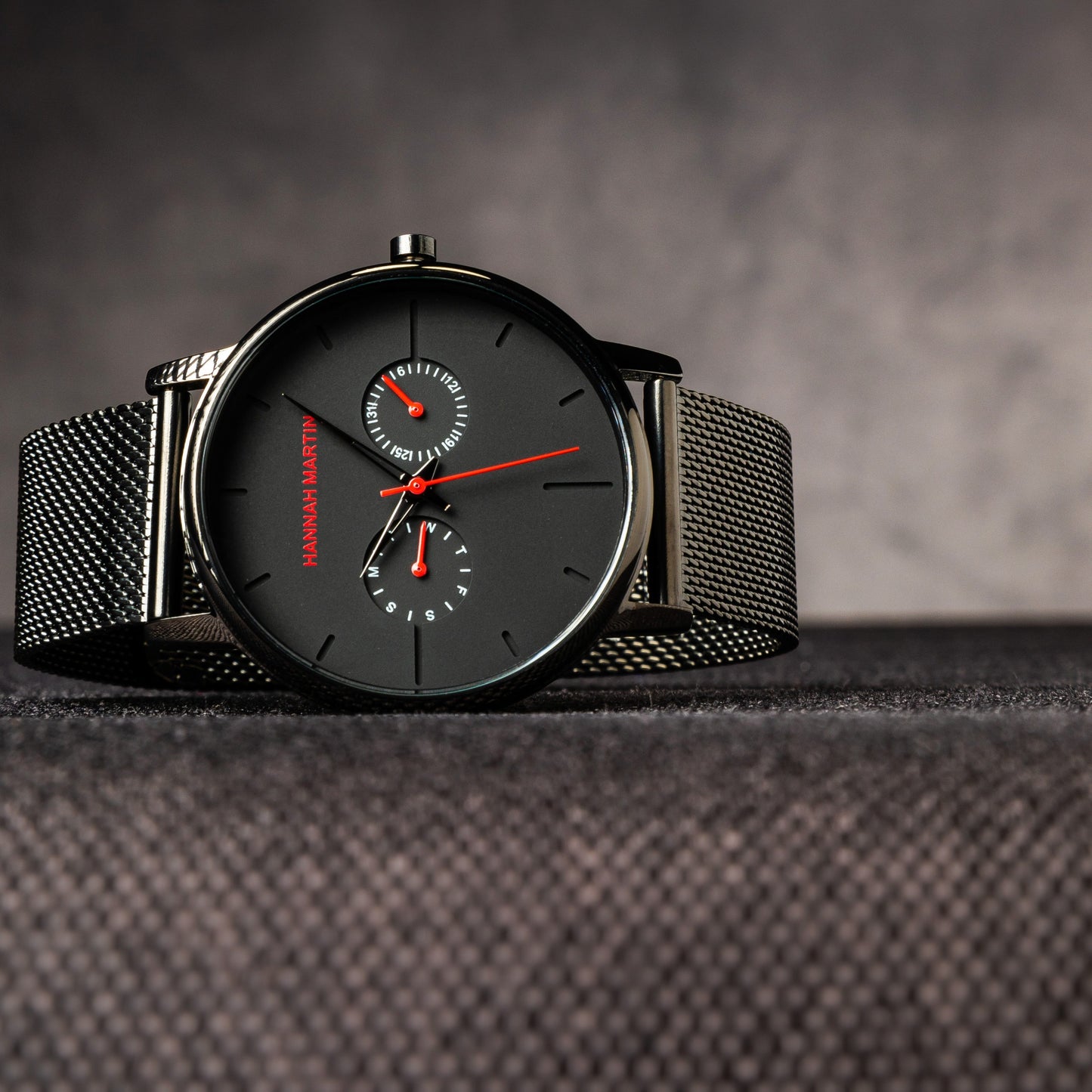 RELOJ ORIGINAL HANNAH MARTIN 150 ELEGANTE Y CASUAL - NEGRO | HAN-138