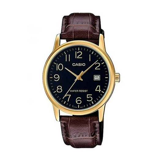RELOJ CASIO ORIGINAL DE CUERO ANALÓGICO PARA PAREJA | CAS-120, CAS-37