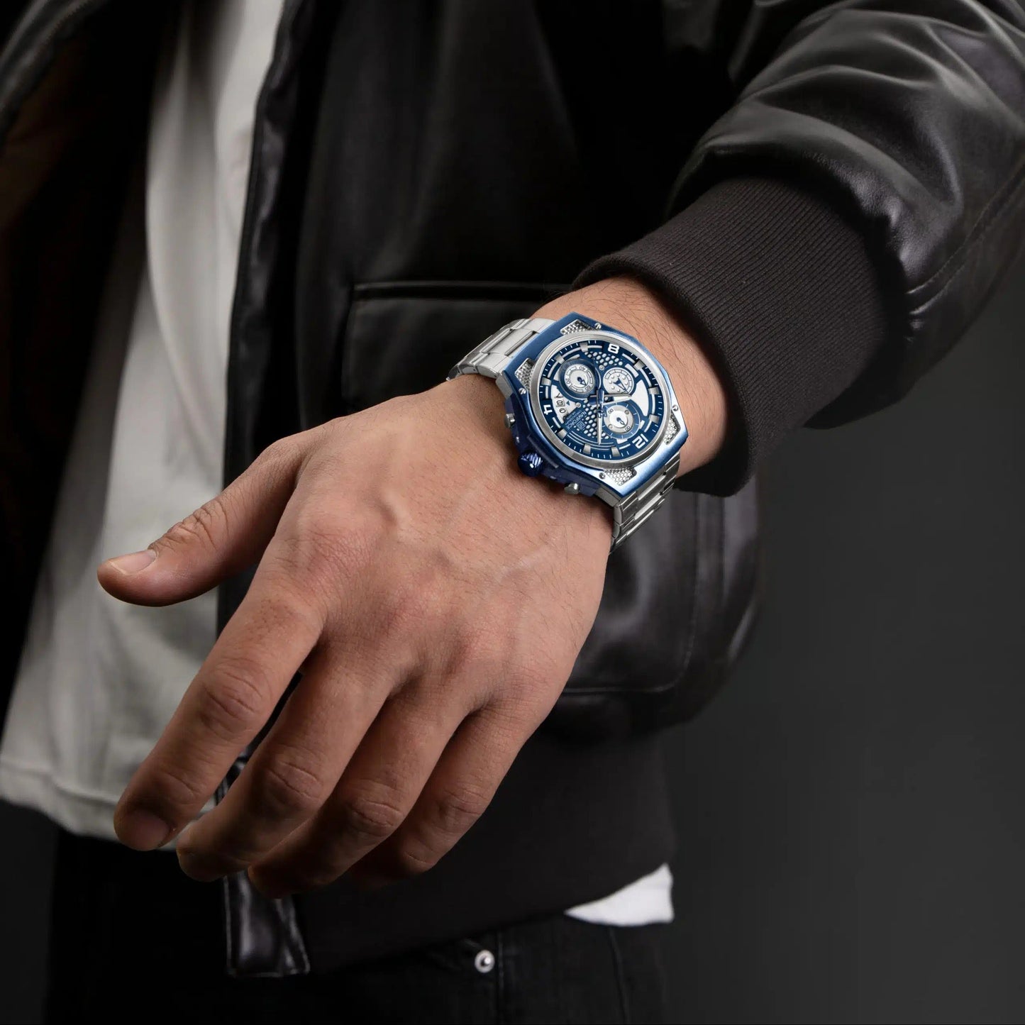 RELOJ NAVIFORCE ORIGINAL ELEGANTEN PLATEADO | NAV-158