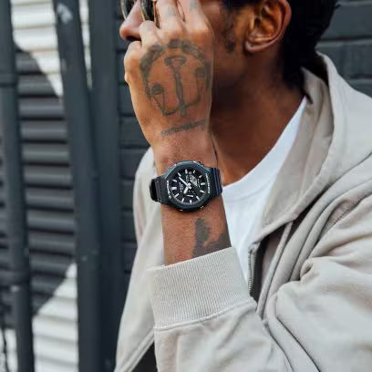 GA-2100 | RELOJ CASIO G-SHOCK ORIGINAL RESINA NEGRO/AZUL | OG-S-59, OG-S-104, OG-S-106