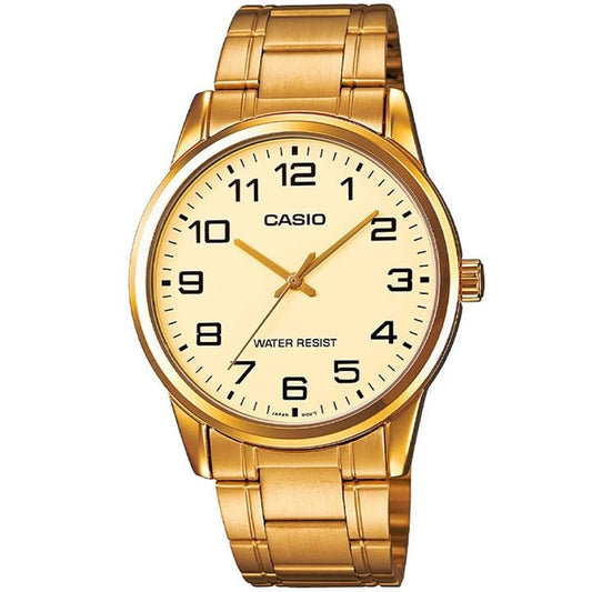 RELOJ CASIO ORIGINAL DE ACERO PARA PAREJA DE COLOR DORADO | CAS-21, CAS-201