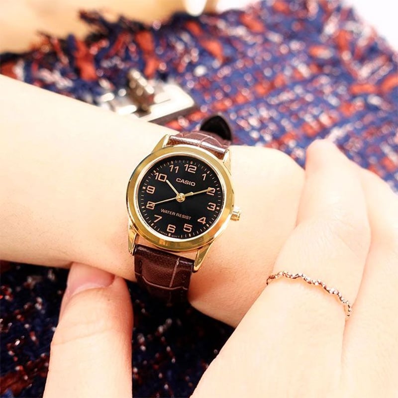 RELOJES CASIO DE CUERO PARA PAREJA DE COLOR MARRÓN | CAS-3, CAS-41