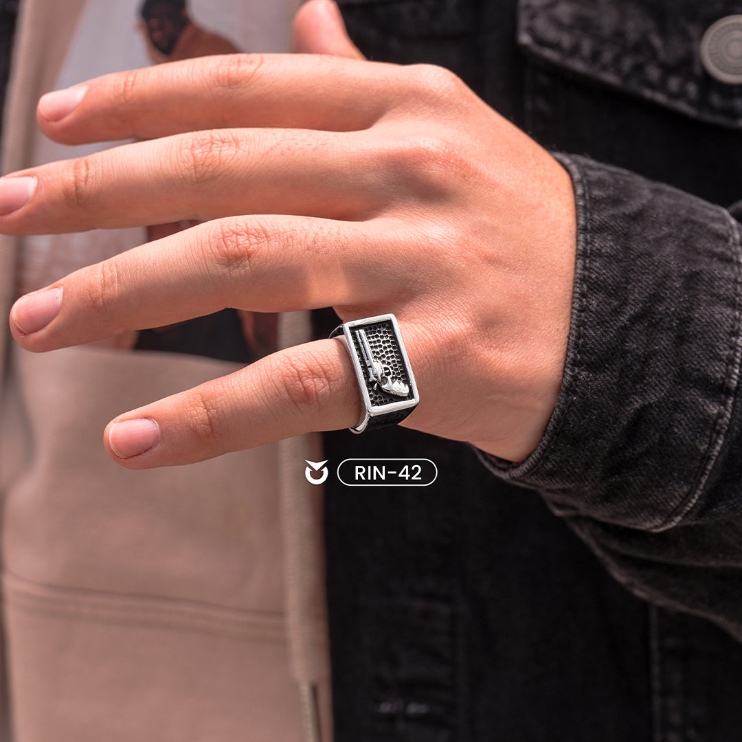 ANILLO PISTOL PLATA | RIN-42 (4)