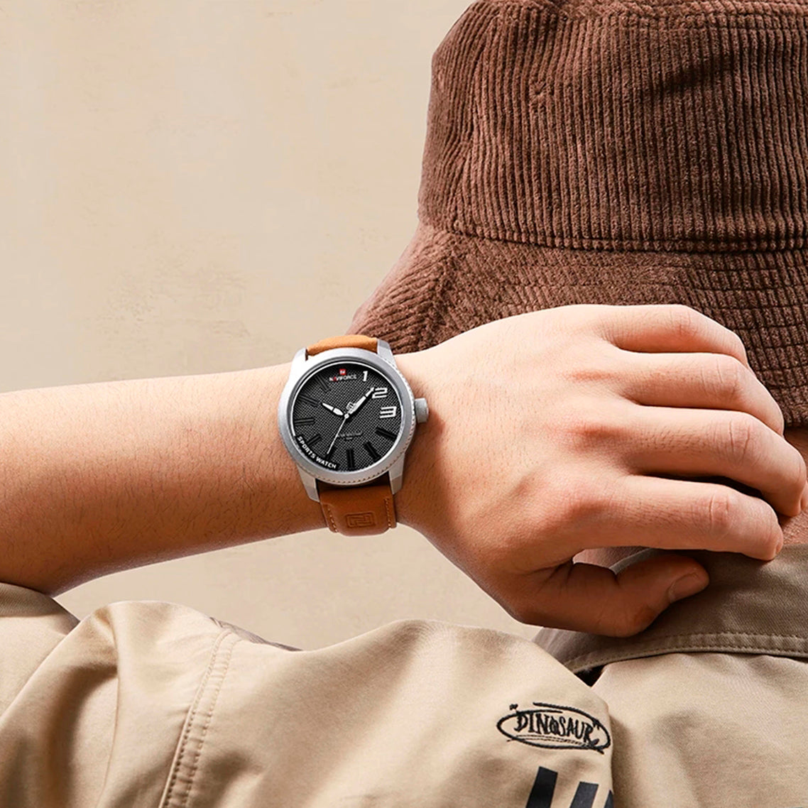 RELOJ NAVIFORCE OROGONAL SOFT MARRÓN NF9202| NAV-74