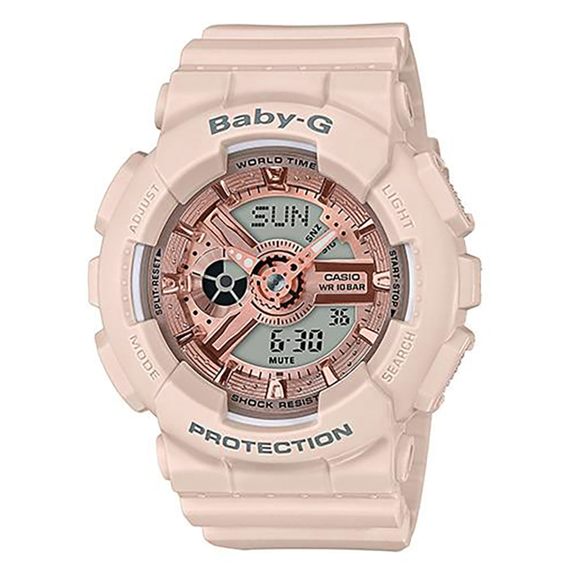 RELOJ BABY-G DEPORTIVO CREMA PARA MUJER | G-S-145
