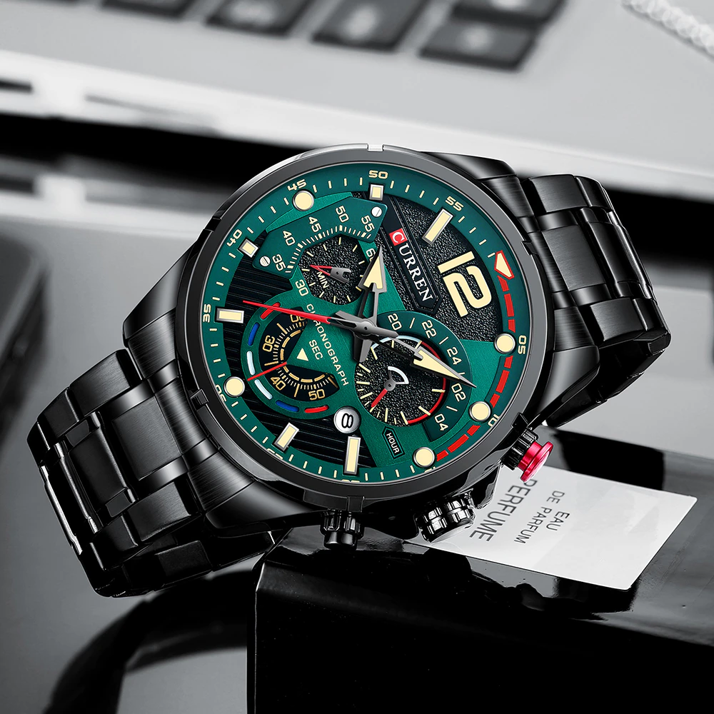RELOJ CURREN CASUAL VERDE | CUR-84 (3)