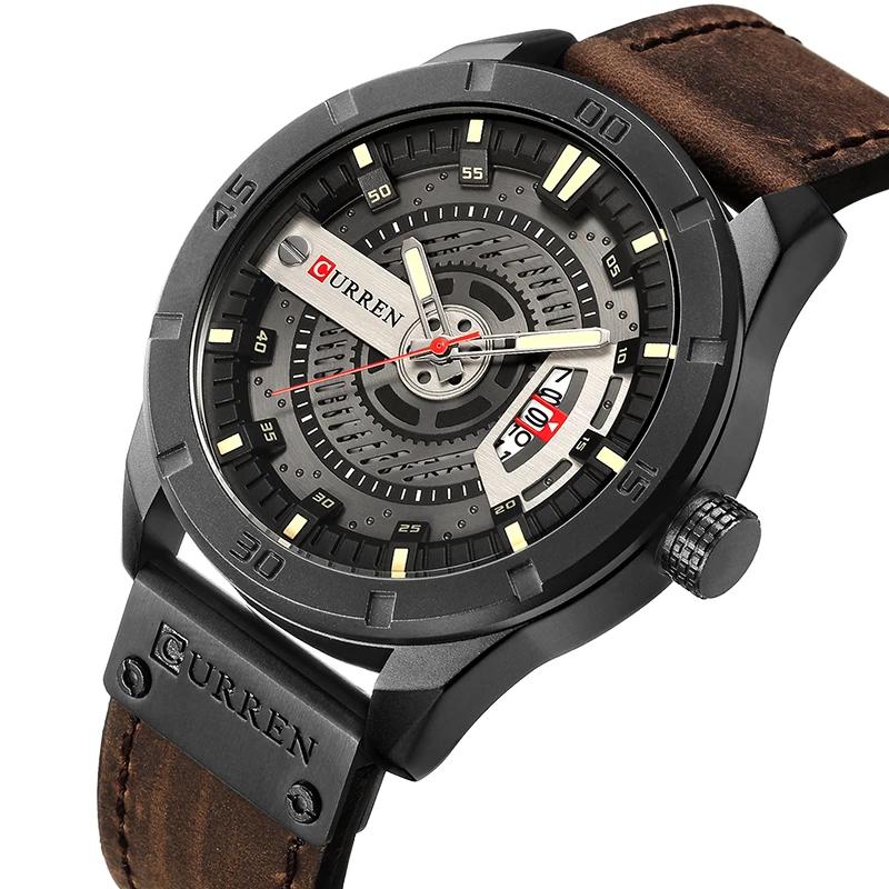 RELOJ CURREN ORIGINAL - CASUAL MARRON TIERRA | CUR-26 (2)