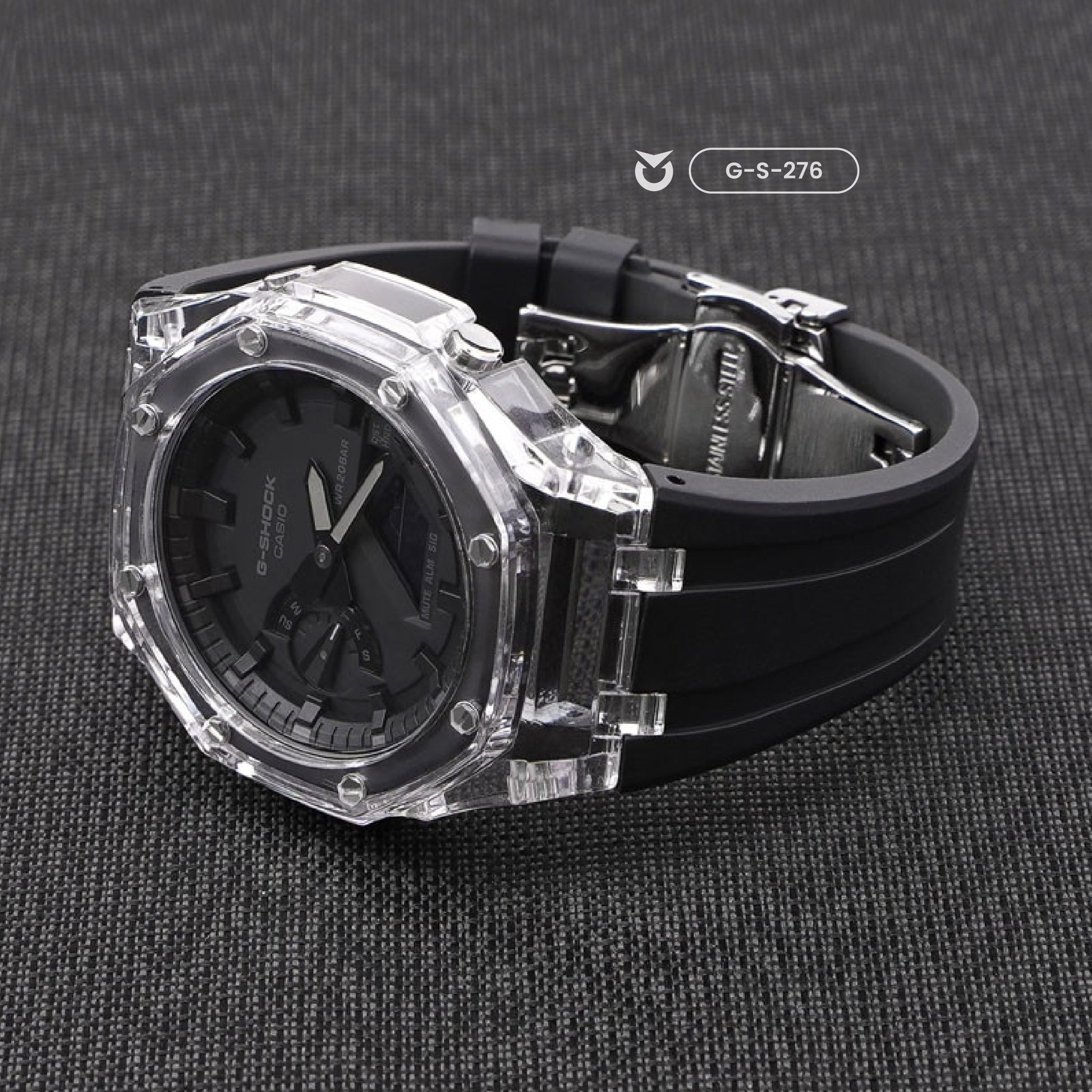 RELOJ G-SHOCK OAK NEGRO BLANCO TRANSPARENTE | G-S-276 PARA HOMBRE