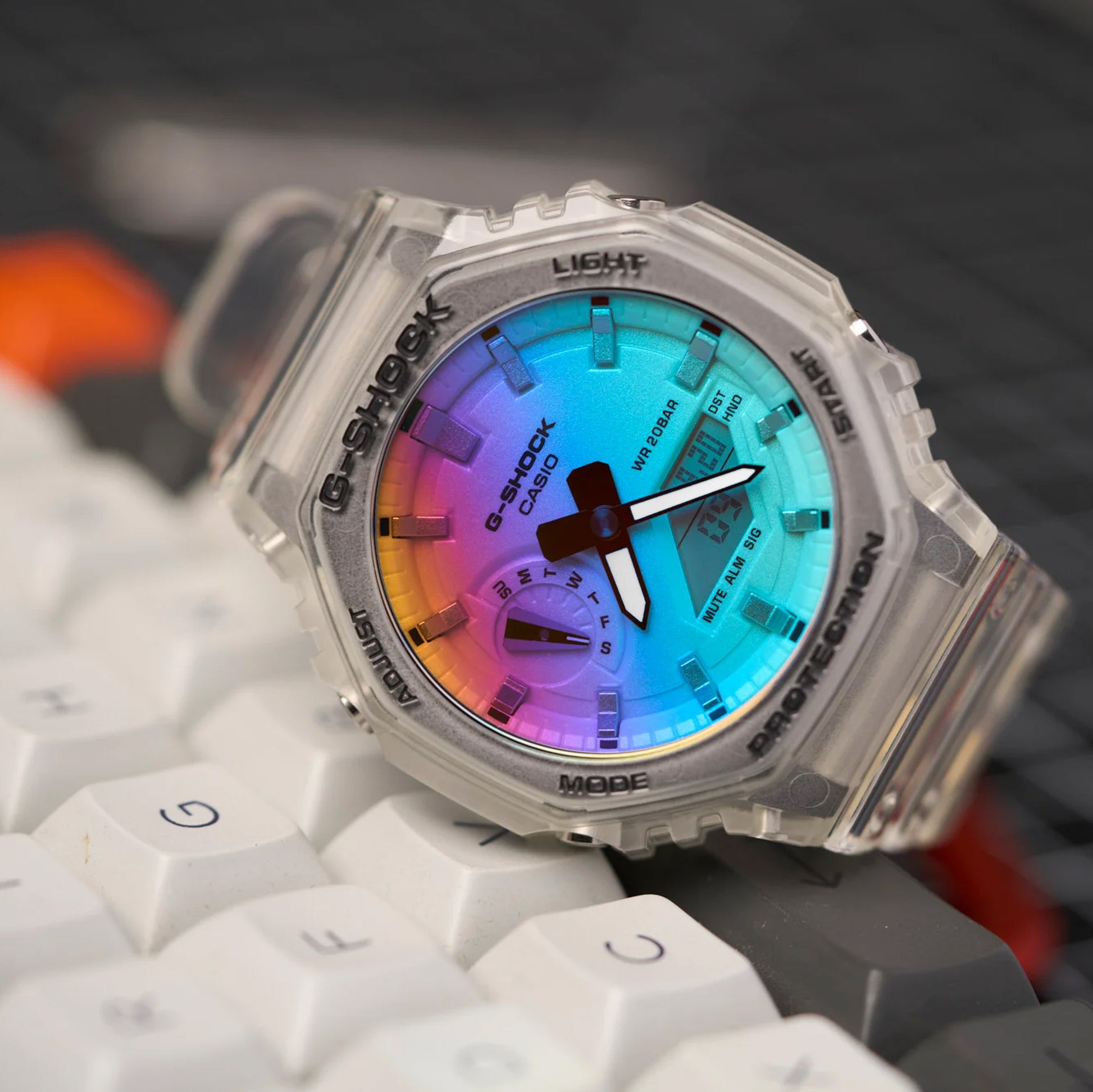 RELOJ G-SHOCK OAK TRANSPARENTE MULTICOLOR | GA-2100 | G-S-262 (3)