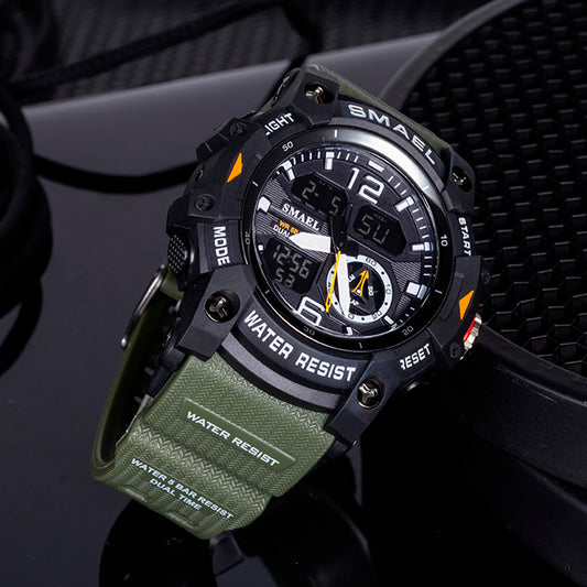 RELOJ SMAEL - 8007 - VERDE  CAUCHO MILITAR | SMA-17_4