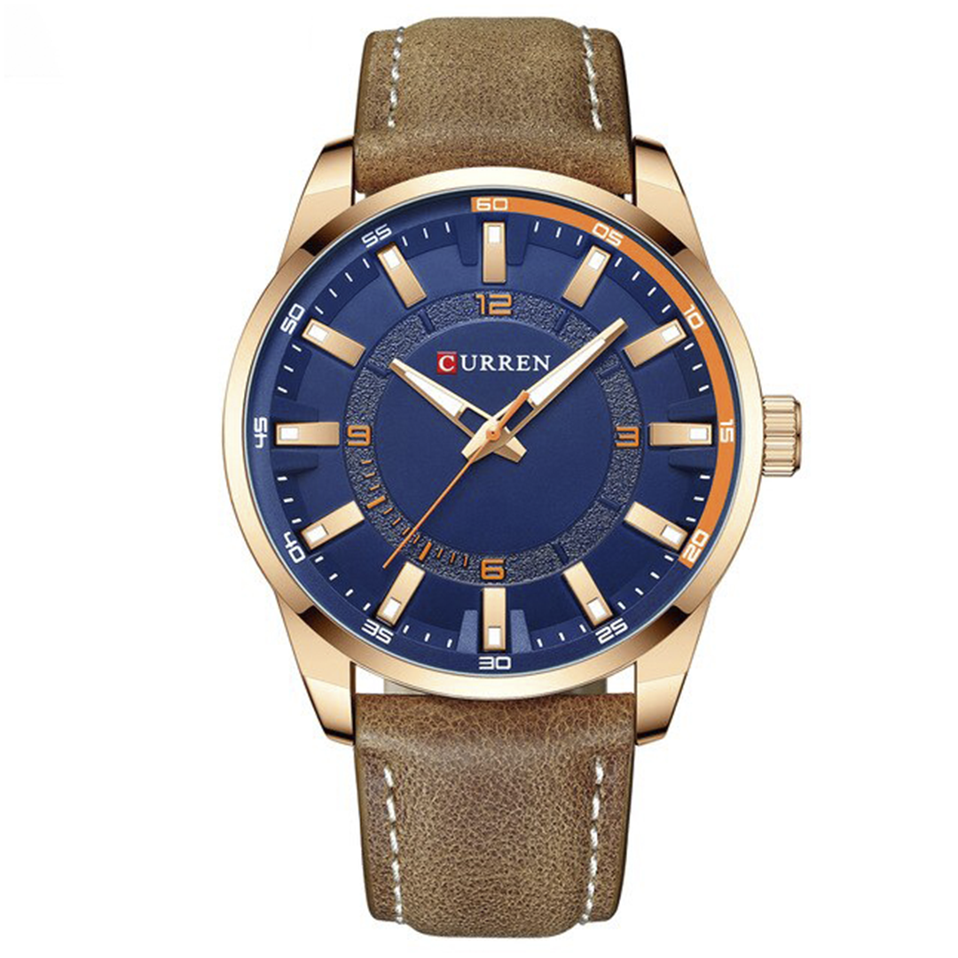 Reloj Curren Azul Marrón 8390 CUR-77 para Hombre