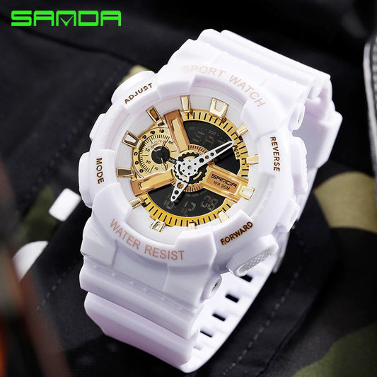 RELOJ SANDA - SPORT BLANCO ORO | SKU: WEI-1