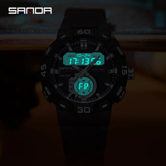RELOJ SANDA HOMBRE AVENTURERO AMARILLO 2023 | SKU: SAN-70