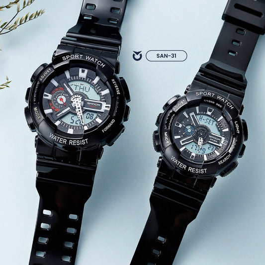 RELOJ SANDA BLACK & GRAY GLOSS SPORT | SAN-31