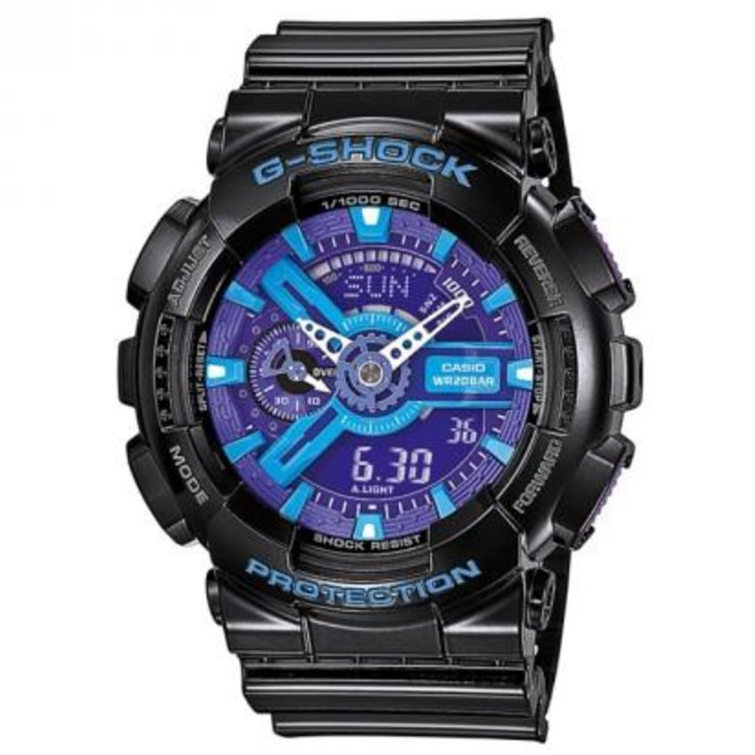 RELOJ HOMBRE G-SHOCK AZUL NEÓN SKU: G-S-46 – CLOCK PERU