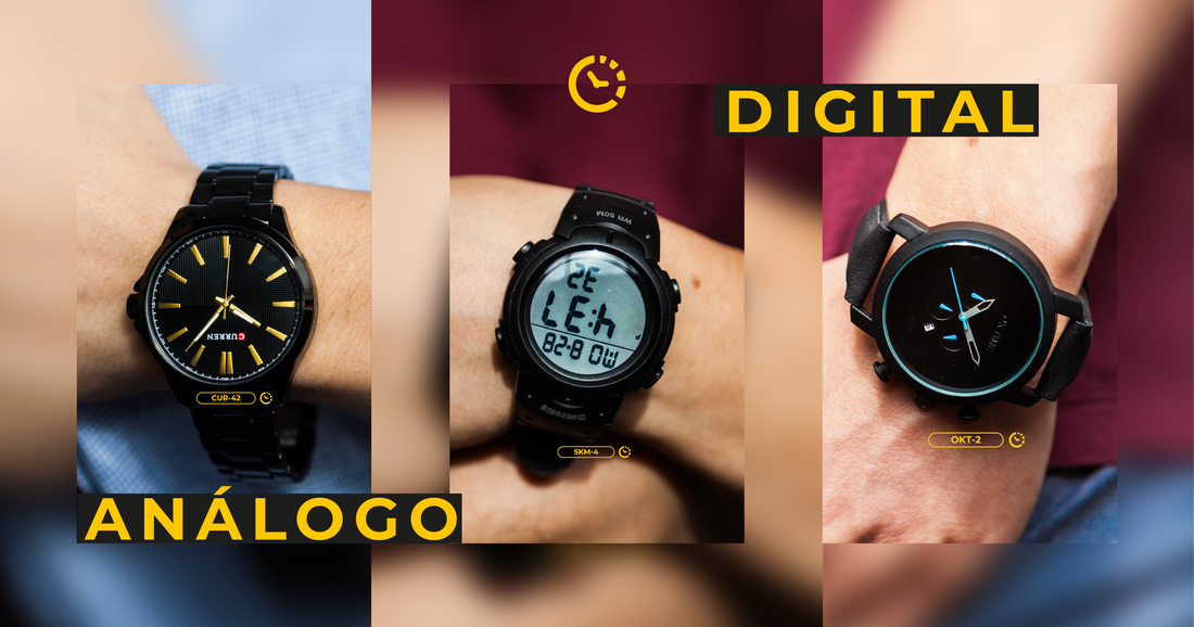 DIFERENCIAS RELOJ ANÁLOGO DIGITAL