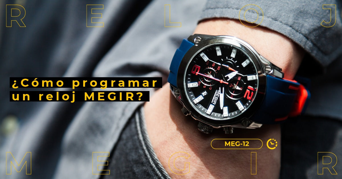 ¿Cómo programar un reloj Megir?