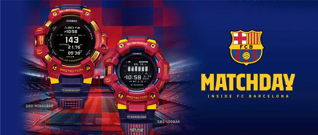 ¡PARA LOS FAN DEL BARCELONA!: G-Shock GBD-100BAR-4