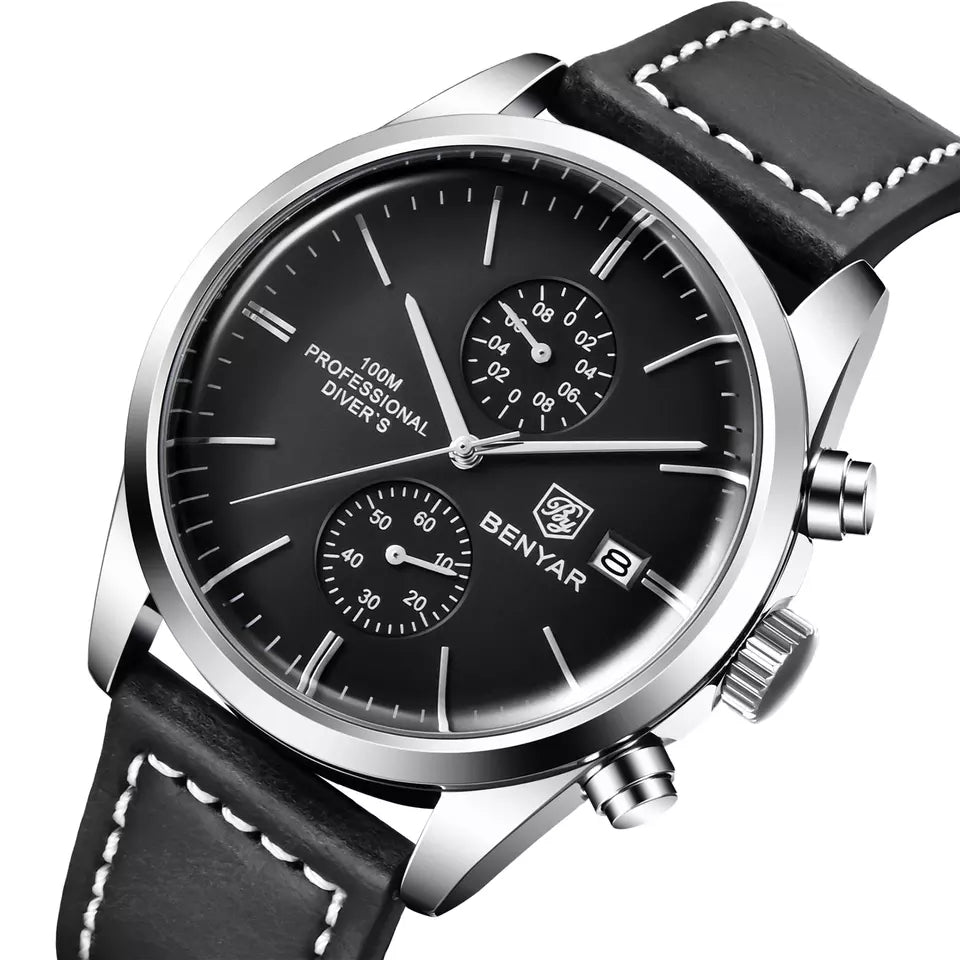 RELOJ BENYAR 5187 ORIGINAL | NEGRO INTENSO | BEN-18