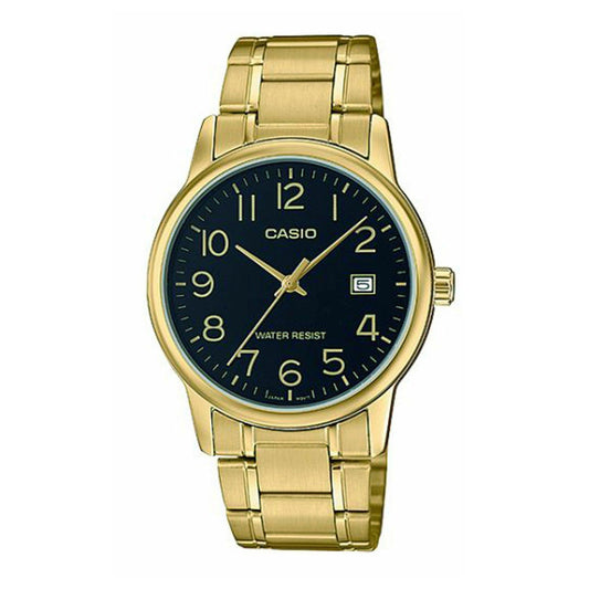 RELOJES CASIO DE ACERO PARA PAREJA DE COLOR DORADO | CAS-19, CAS-205