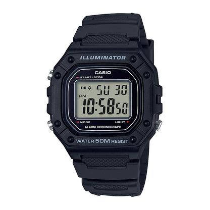 W-218H | RELOJ CASIO ORIGINAL DE GOMA DIGITAL | CAS-276, CAS-277, CAS-278, CAS-8, CAS-219, CAS-9