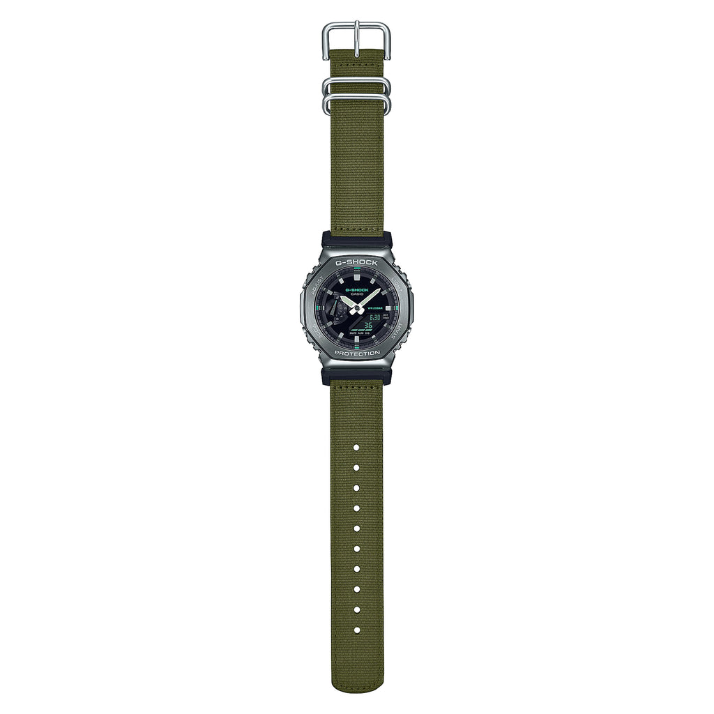 RELOJ G-SHOCK NEGRO - VERDE - BEIGE | G-S-307 | G-S-308 | G-S-327