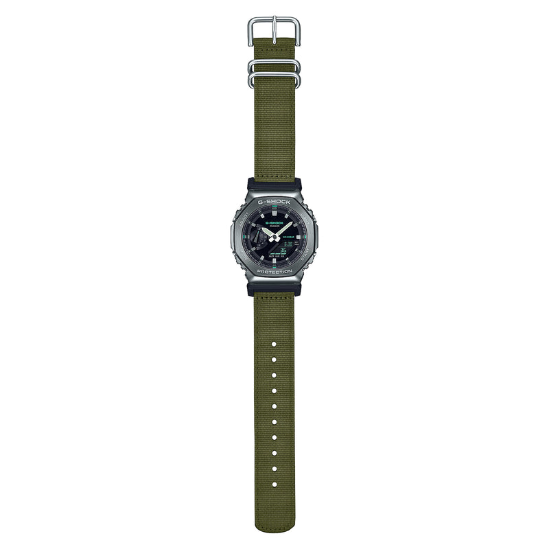 RELOJ G-SHOCK OAK UTILITY METAL BLACK, GREEN, CAMEL  | SKU: G-S-307 | SKU: G-S-308 | SKU: G-S-327