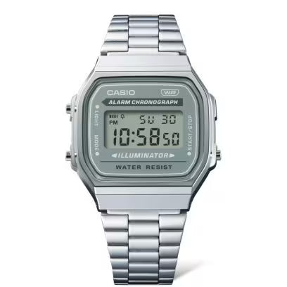 A168 | RELOJ CASIO ORIGINAL DE ACERO INOXIDABLE DIGITAL | CAS-272, CAS-146, CAS-149, CAS-148, CAS-150, CAS-147