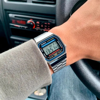 A168 | RELOJ CASIO ORIGINAL DE ACERO INOXIDABLE DIGITAL | CAS-272, CAS-146, CAS-149, CAS-148, CAS-150, CAS-147