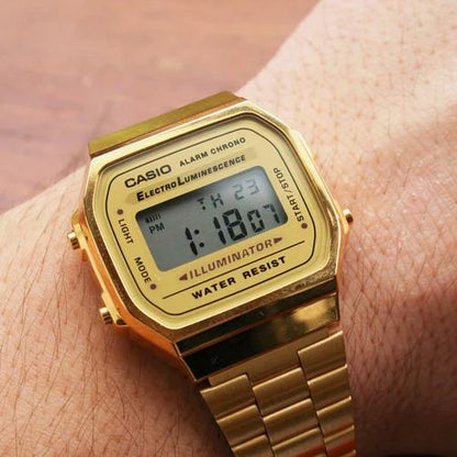 A168 | RELOJ CASIO ORIGINAL DE ACERO INOXIDABLE DIGITAL | CAS-272, CAS-146, CAS-149, CAS-148, CAS-150, CAS-147