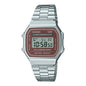 A168 | RELOJ CASIO ORIGINAL DE ACERO INOXIDABLE DIGITAL | CAS-272, CAS-146, CAS-149, CAS-148, CAS-150, CAS-147