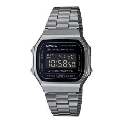 A168 | RELOJ CASIO ORIGINAL DE ACERO INOXIDABLE DIGITAL | CAS-272, CAS-146, CAS-149, CAS-148, CAS-150, CAS-147