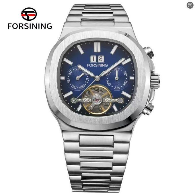 TM481 | RELOJ SKELETON FORSINING ORIGINAL PLATEADO | FOR-33, FOR-34, FOR-35