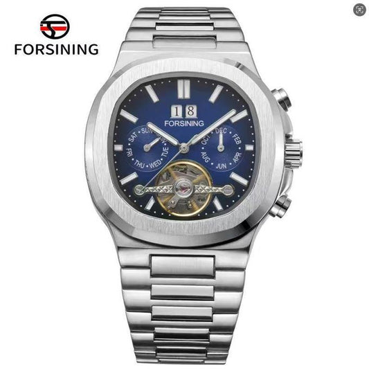 TM481 | RELOJ SKELETON FORSINING ORIGINAL PLATEADO | FOR-33, FOR-34, FOR-35