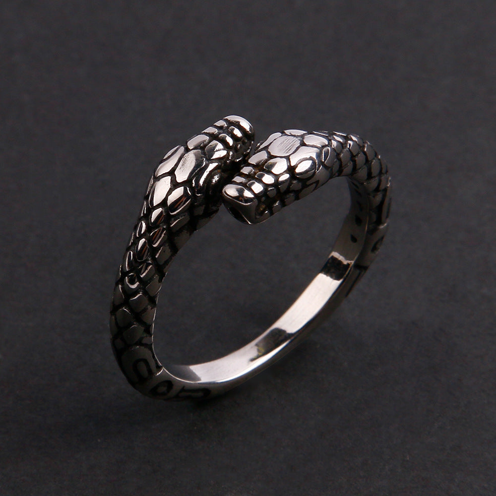 ANILLO SLIM SNAKE  PLATEADO | RIN-61