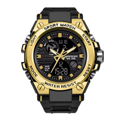 RELOJ SANDA ORIGINAL DEPORTIVO NEGRO Y VERDE 739 | SAN-1 | SAN-5 | SAN-12 | SAN-130