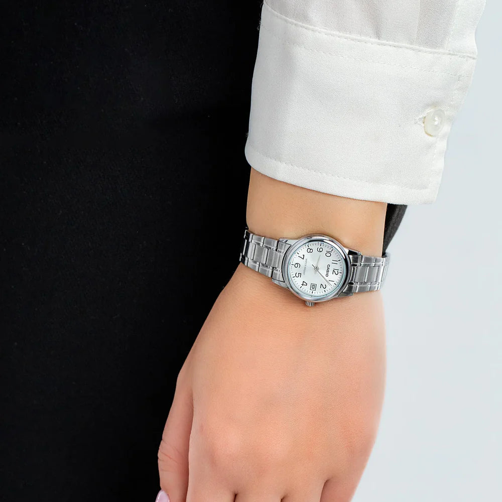 LTP-V002 | RELOJES CASIO ORIGINAL DE ACERO DORADO/PLATEADO