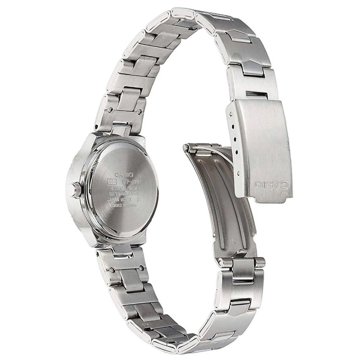 LTP-1241D | RELOJ CASIO ORIGINAL DE ACERO PLATEADO