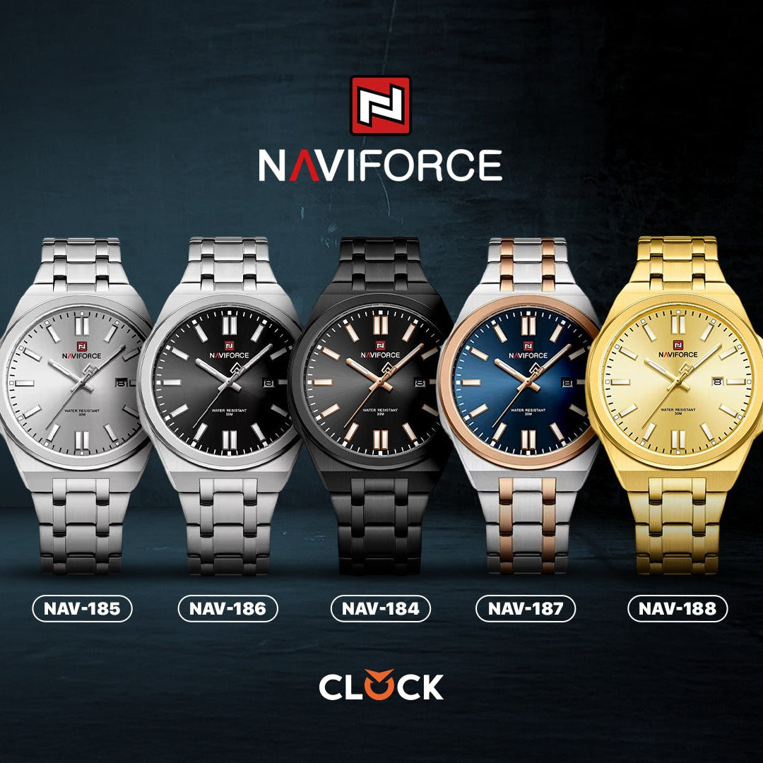 RELOJES CASUAL ELEGANTE NAVIFORCE NF9226 ORIGINALES | NAV-184, NAV-185, NAV-186, NAV-187, NAV-188