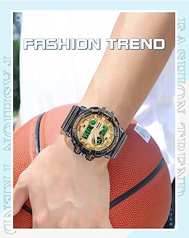 RELOJ SANDA DEPORTIVO DORADO | SAN-115