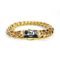 BRAZALETE ORO I PLATA CUBAN LINK CLOCK | BRA-23 I BRA-24 ARA HOMBRE