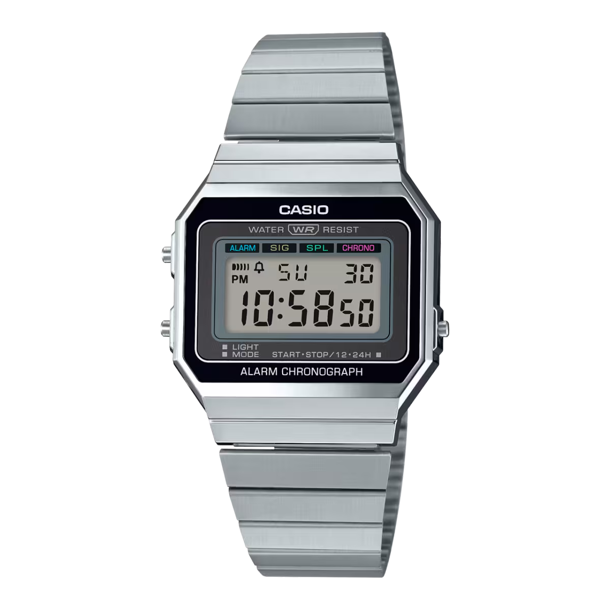 RELOJ CASIO ORIGINAL VINTAGE A700W-1ADF PLATEADO | CAS-144