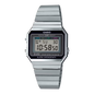 RELOJ CASIO ORIGINAL VINTAGE A700W-1ADF PLATEADO | CAS-144