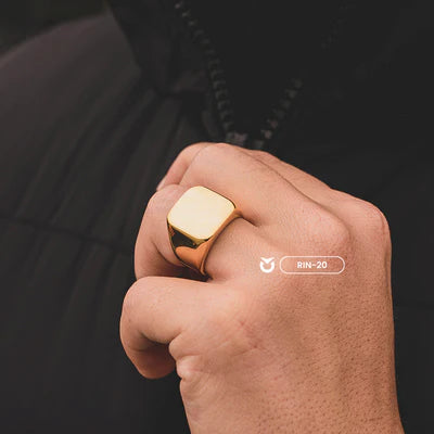 ANILLO CARBÓN NEGRO I PLATEADO I DORADO | RIN-18 I RIN-19 I RIN-20