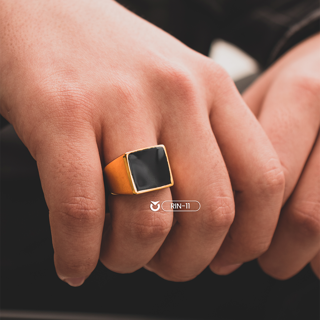 ANILLO CUBE DORADO Y PLATEADO | RIN-56 RIN-57 RIN-11 RIN-12